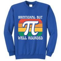 Irrational But Well Rounded Retro Pi Day Funny Math Equation Gift Sweatshirt