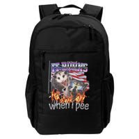 It Burns When I Pee Possum Raccoon Funny Backpack