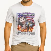 It Burns When I Pee Possum Raccoon Funny Performance Shirt