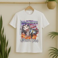 It Burns When I Pee Possum Raccoon Funny T-Shirt