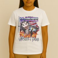 It Burns When I Pee Possum Raccoon Funny T-Shirt
