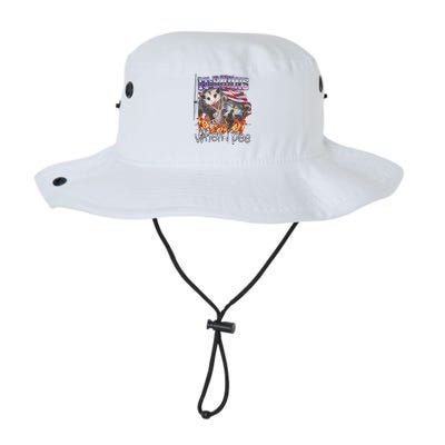 It Burns When I Pee Possum Raccoon Funny Bucket Hat