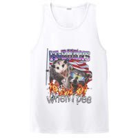 It Burns When I Pee Possum Raccoon Funny PosiCharge Competitor Tank
