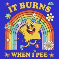 It Burns When I Pee Full-Length Apron With Pockets