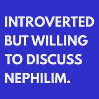 Introverted But Willing To Discuss Nephilim 16 in Basic Backpack