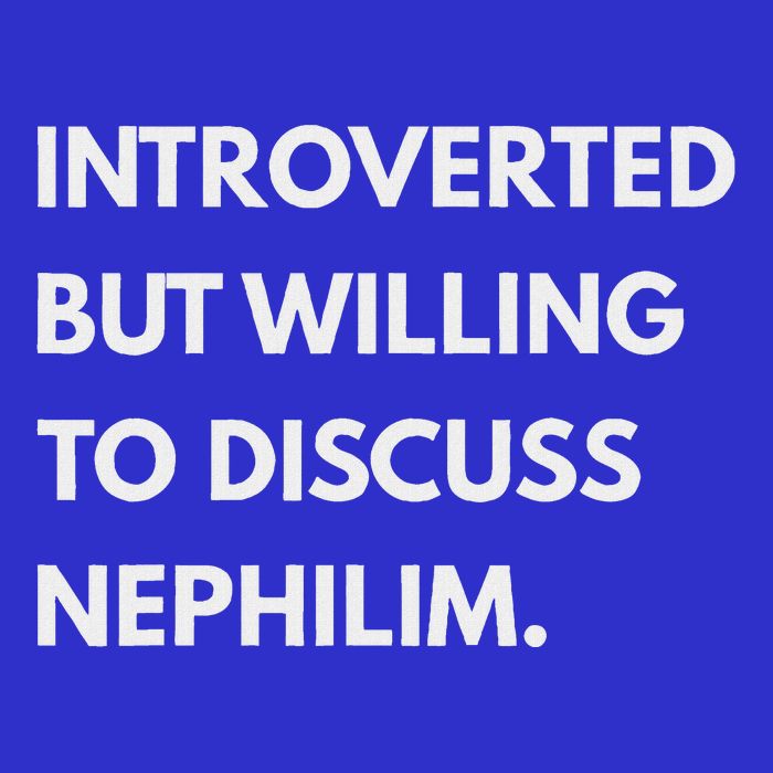 Introverted But Willing To Discuss Nephilim 16 in Basic Backpack