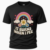 It Burns When I Pee Funny Sarcastic Ironic Inappropriate Performance Shirt