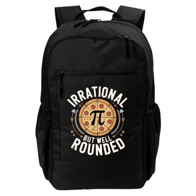 Irrational But Well Rounded Funny Math Teacher Pi Day  Daily Commute Backpack