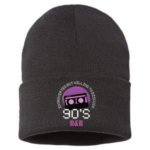 Introverted But Willing To Discuss 90s R&B Sustainable Knit Beanie