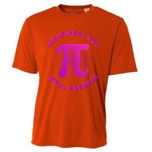 Irrational But Well Rounded Funny Pi Day 3 14 Teacher Math Gift Cooling Performance Crew T-Shirt