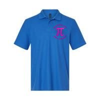 Irrational But Well Rounded Funny Pi Day 3 14 Teacher Math Gift Softstyle Adult Sport Polo