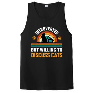 Introverted But Willing To Discuss Mommy Cat Gift PosiCharge Competitor Tank