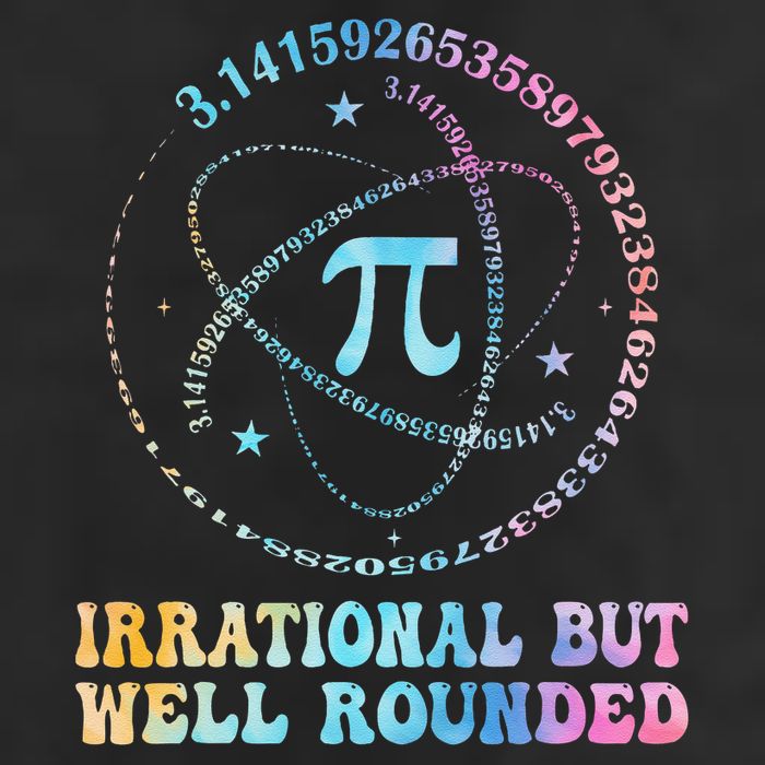 Irrational But Well Rounded Pi Day Math Geek Teacher Knit Cap Winter Beanie