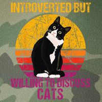 Introverted But Willing To Discuss Cats Legacy Tie Dye Trucker Hat