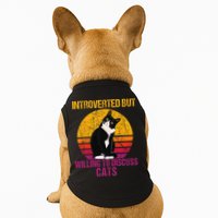 Introverted But Willing To Discuss Cats Doggie Tank