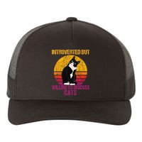 Introverted But Willing To Discuss Cats Yupoong Adult 5-Panel Trucker Hat