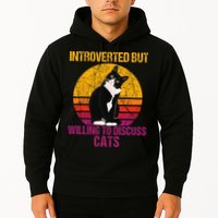 Introverted But Willing To Discuss Cats Hoodie