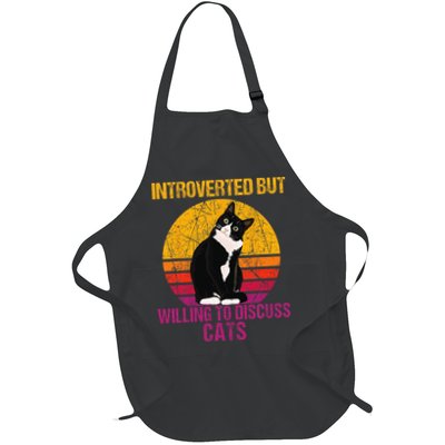 Introverted But Willing To Discuss Cats Apron