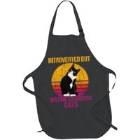 Introverted But Willing To Discuss Cats Apron