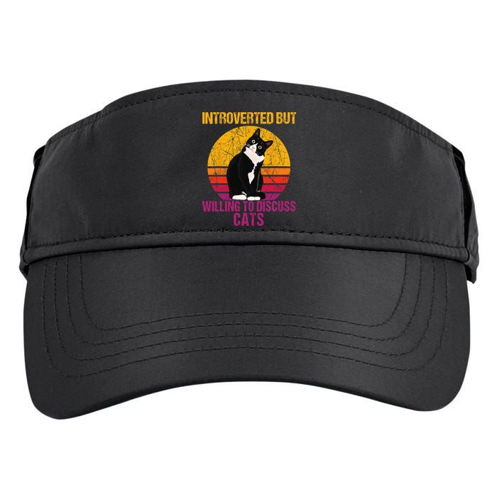 Introverted But Willing To Discuss Cats Adult Drive Performance Visor