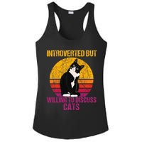 Introverted But Willing To Discuss Cats Ladies PosiCharge Competitor Racerback Tank