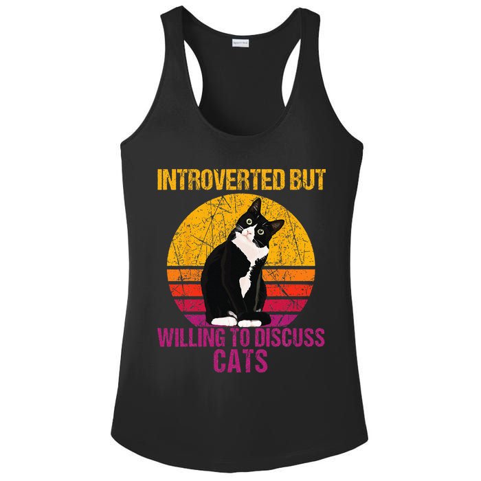 Introverted But Willing To Discuss Cats Ladies PosiCharge Competitor Racerback Tank