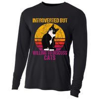 Introverted But Willing To Discuss Cats Cooling Performance Long Sleeve Crew