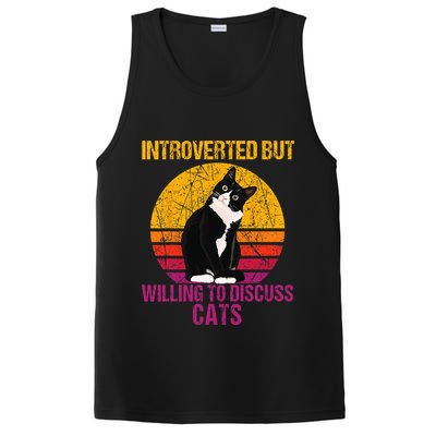 Introverted But Willing To Discuss Cats PosiCharge Competitor Tank