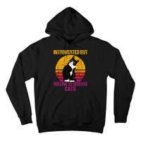 Introverted But Willing To Discuss Cats Tall Hoodie