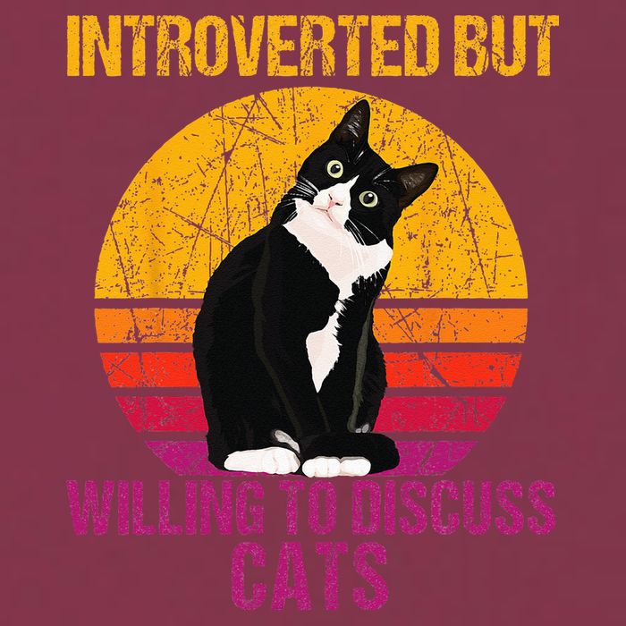 Introverted But Willing To Discuss Cats 16oz Travel Tumbler