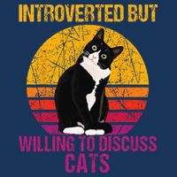 Introverted But Willing To Discuss Cats Infant Baby Jersey Bodysuit