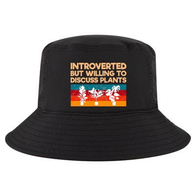 Introverted But Willing To Discuss Plants For Introverts Cool Comfort Performance Bucket Hat