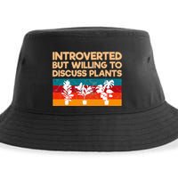 Introverted But Willing To Discuss Plants For Introverts Sustainable Bucket Hat