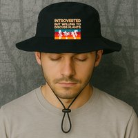 Introverted But Willing To Discuss Plants For Introverts Bucket Hat