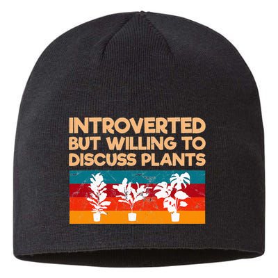 Introverted But Willing To Discuss Plants For Introverts Sustainable Beanie