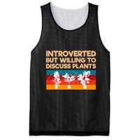 Introverted But Willing To Discuss Plants For Introverts Mesh Reversible Basketball Jersey Tank