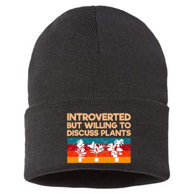 Introverted But Willing To Discuss Plants For Introverts Sustainable Knit Beanie