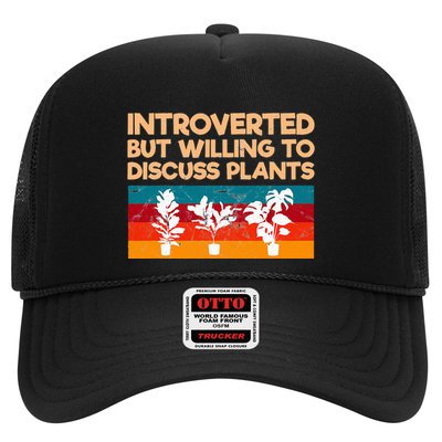 Introverted But Willing To Discuss Plants For Introverts Trucker Hat