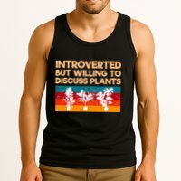 Introverted But Willing To Discuss Plants For Introverts Tank Top