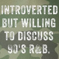 Introverted But Willing To Discuss 90s R&B Funny Anti Social Legacy Tie Dye Trucker Hat