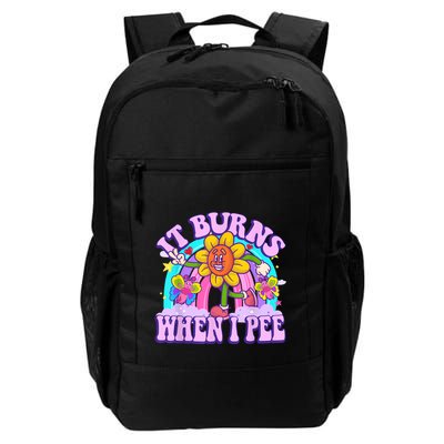 It Burns When I Pee Funny Sarcastic Ironic Inappropriate Daily Commute Backpack
