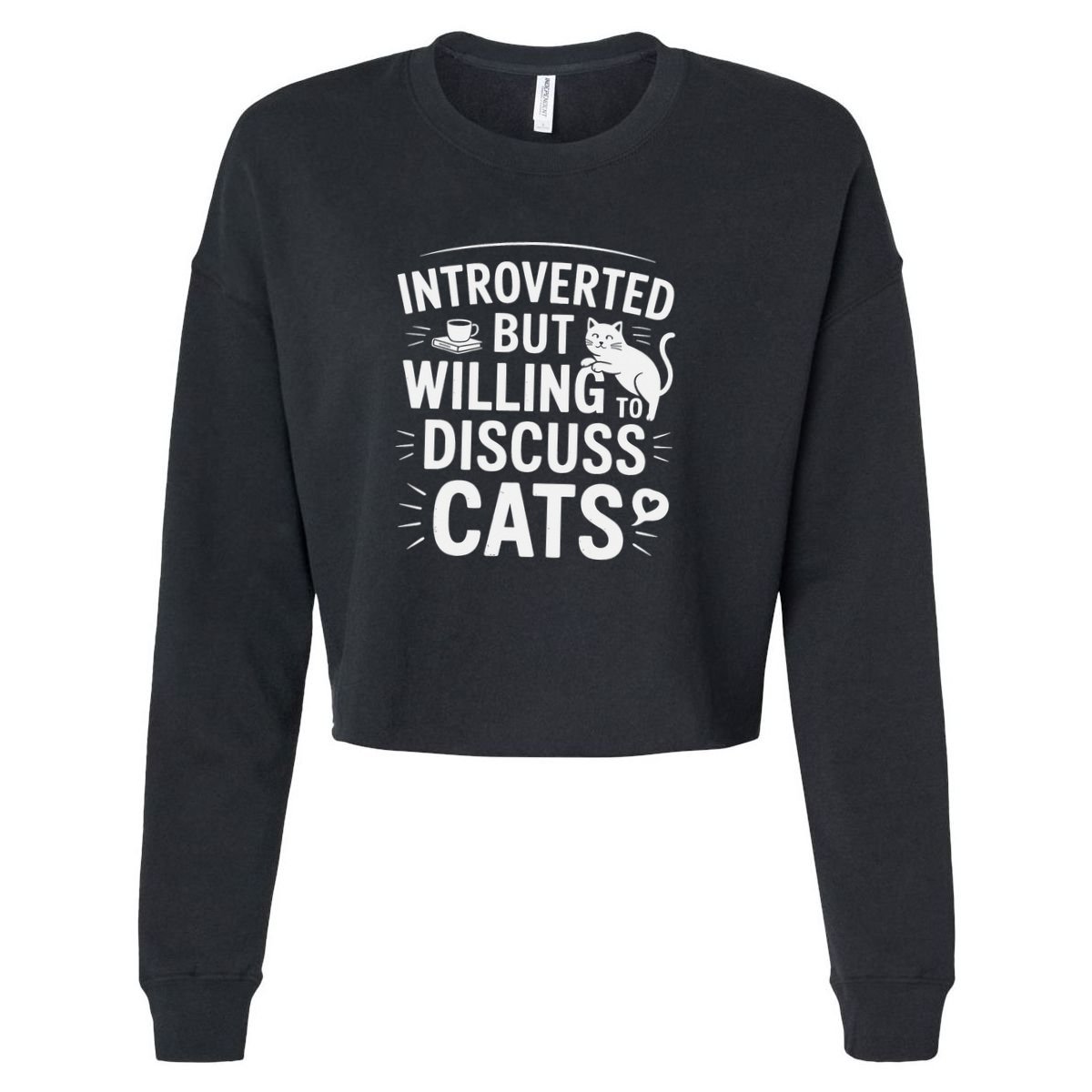 Introverted But Willing To Discuss Cats Funny Quote Apron