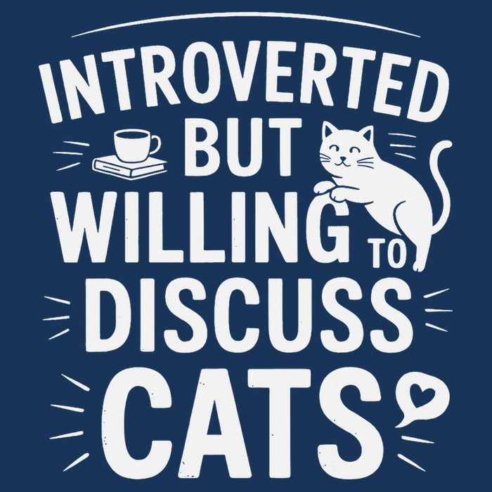 Introverted But Willing To Discuss Cats Funny Quote Infant Baby Jersey Bodysuit
