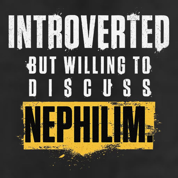 Introverted But Willing To Discuss Nephilim Introvert Quote Gift Cool Comfort Performance Bucket Hat