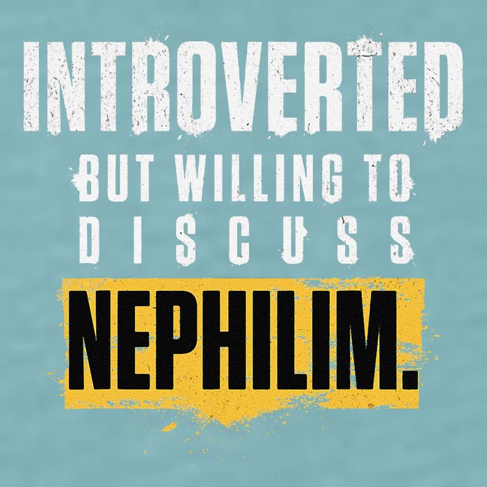 Introverted But Willing To Discuss Nephilim Introvert Quote Gift Sueded Cloud Jersey T-Shirt