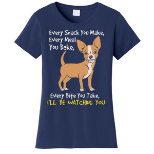 Ill Be Watching You Funny Chihuahua Dog Lover Gift Women's T-Shirt