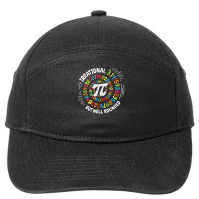 Irrational But Well Rounded 3 7-Panel Snapback Hat