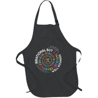 Irrational But Well Rounded Pi Day Math Teacher Student Geek Full-Length Apron With Pockets