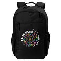 Irrational But Well Rounded Pi Day Math Teacher Student Geek Daily Commute Backpack