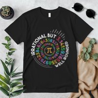 Irrational But Well Rounded Pi Day Math Teacher Student Geek Premium T-Shirt